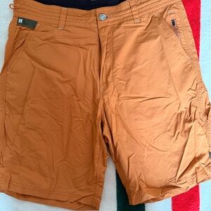 Howler Brothers Orange Cargo Shorts